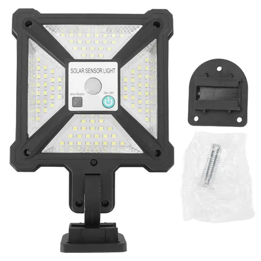 LED Solar Street Lights Human Body Sensor IP65 Waterproof LED Wall Lamp for Courtyard Patio Garden