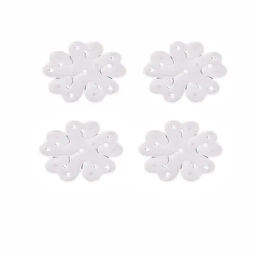 Balloon Clips H V Clip Tie Filled Helium Air Balloons Wedding Party Decoration - 10X Flower shaped