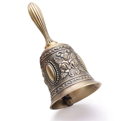 Hand Bell Call Bell Brass Wedding Bells Christmas Bells Retro Call Bell Antique Hand Bell Bronze Dinner Bell Brass