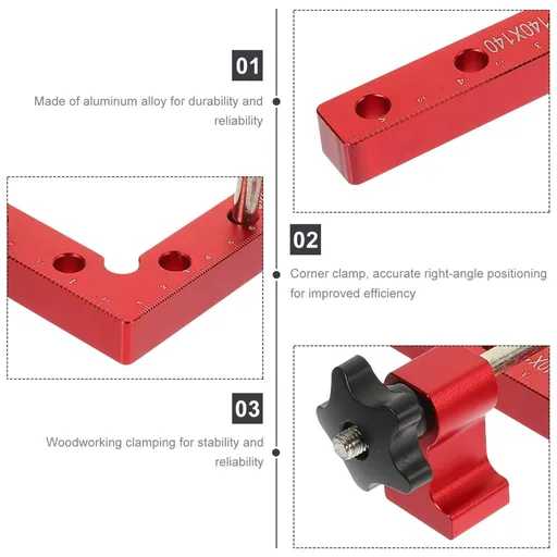 1 Set Tool Angle Clamp Clamps for Woodworking Cabinet Clamps Woodworking Clamps Wood Working Clamps 90 Degree
