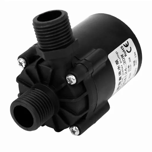Mini Submersible Water Pump 12V DC Ultra-Quiet Brushless Motor 800L/H 5M Portable for Garden Cooling System