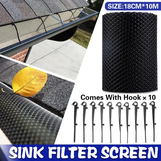 Water Trough Filter Protective Eave Net Suit Garden Outdoor Leaf Block Mesh Net