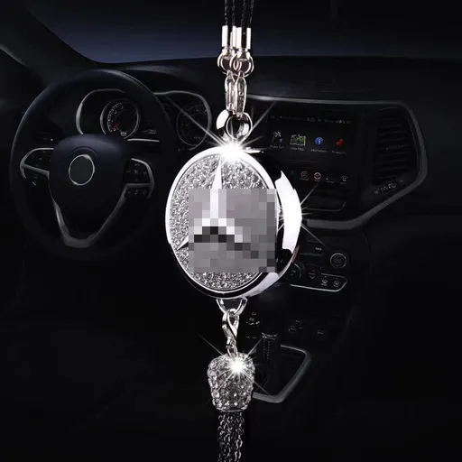Car Perfume Pendant Car Logo Diamond Ornament Benz