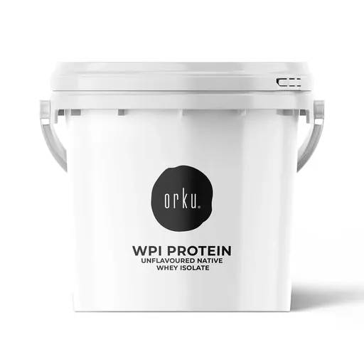 Orku 500g Whey Protein Isolate Powder WPI 90% Unflavoured Native Tub