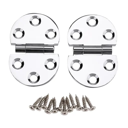 2PCS 180 Degree Copper Hinges for Folding Tabletop Sewing Machine Table