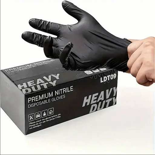 100 Pieces Multi Functional Disposable Nitrile Gloves Durable Water Oil Resistant For Cleaning Cooking Home Dining Scenarios Home Living New In