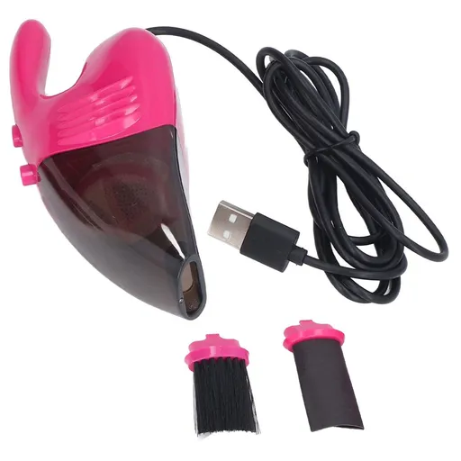 Keyboard Vacuum USB Handheld Powerful Suction Portable Energy Saving Multi Purpose Quick Cleaning Mini VacuumPink