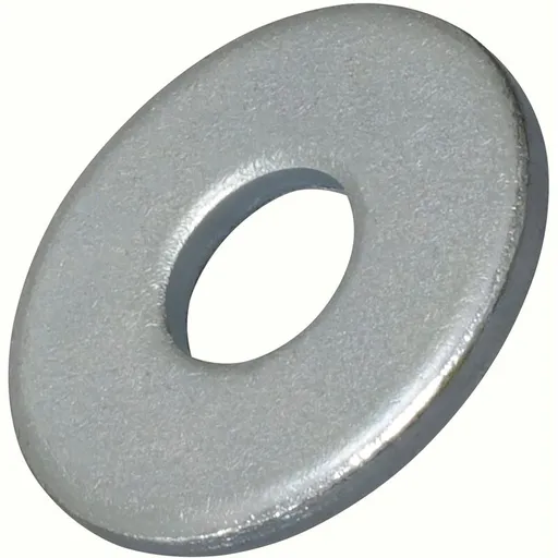 C62085 - Pack Of 20 Large Flat Washers - M8X24Mm H 2Mm - Zinc Plated Steel Din9021