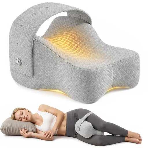 Side Sleeper Knee Pillow Hip Pain Relief Sciatica Pain Relief Ergonomic Leg - Light Gray - Size 35cm*25cm*16cm