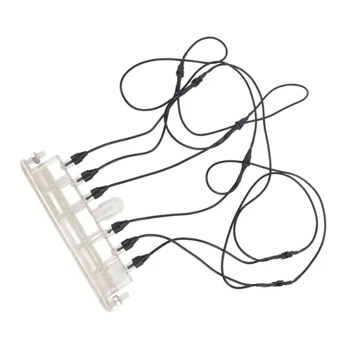 12V Led RGB Waterfall Water Curtain Nozzle Swimming Pool Waterfall Outlet for Pond Fishpond