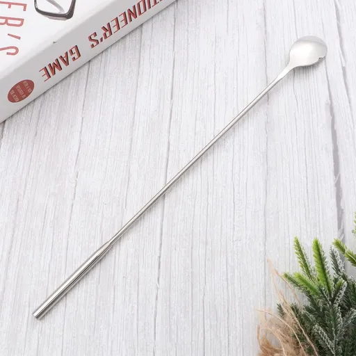 Stainless Steel Dessert Spoon - 1 Piece Spoon for Dining, Serving, and Everyday Use
