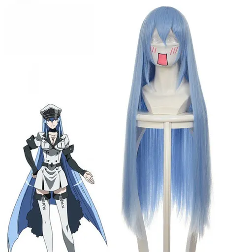 Akame Ga Kill Cosplay Costume Full Set Red pupil wig XXL Size: XXL; Height (cm): 175-180; Weight (kg): 65-70; Bust (cm): 98-102; Waist (cm): 82-86; Shoulder width (cm): 41; Length (cm): 66