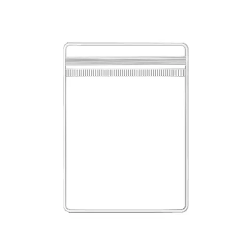 100pcs PVC Self-Sealing Jewelry Bags Anti-Oxidation Storage Dustproof Bags - 6*8cm