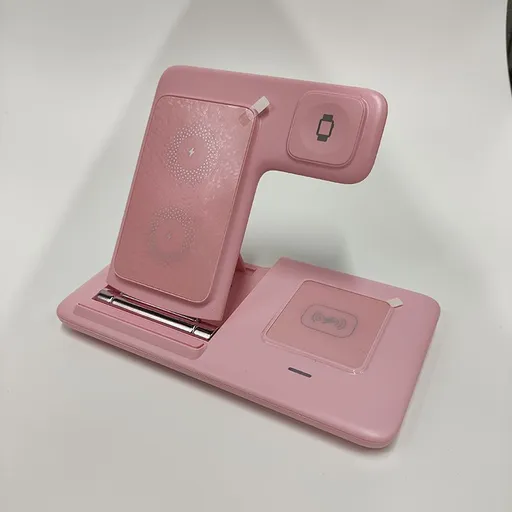 Pink 3-in-1 Wireless Charger