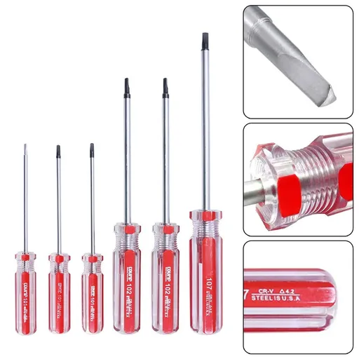 Premium Triangle Drive Screwdriver Set 6pcs Repair Tool for Precision Jobs TA1 8 TA2 0 TA2 3 TA2 7 TA3 0 TA4 2 A1850