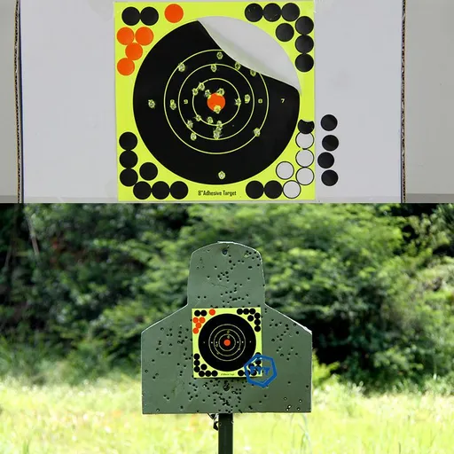 Shooting Targets 20 Pcs Target Paper Splatter Targets Sticks for Hunting Sports Accessories Targets Paper Range Targets Stickers