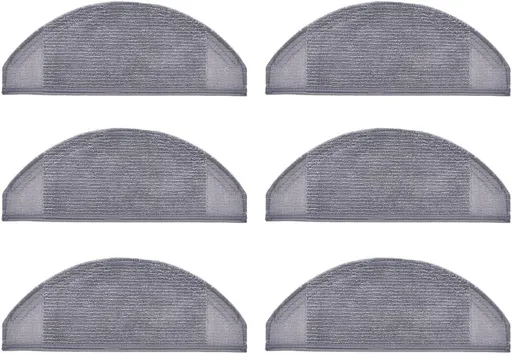 Washable Mopping Cloth Compatible with euy RoboVac X8 Hybrid Robot Vacuum and Mop Cleaners Spare Replacement Parts Accessories, 6-Pack.