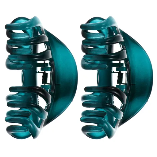 2-Pack Acrylic Hair Clips for Thick Hair, Daily Styling Accessories for Women