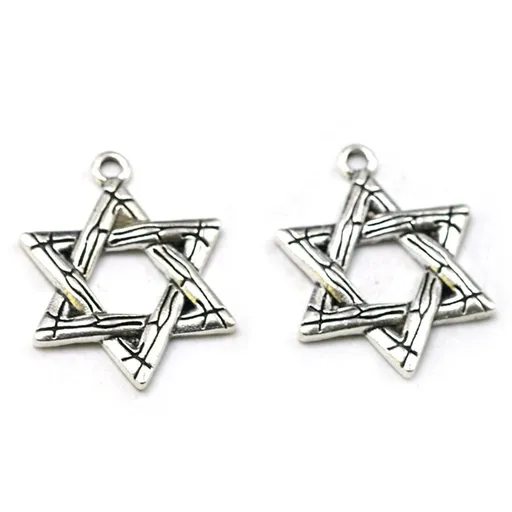 Alloy Pendant Charm 20 Piece Plated Silver for Jewelry Making DIY Necklace Bracelets
