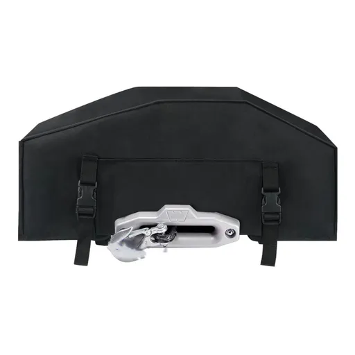 Winch Cover,Heavy Duty UV-resistant Waterproof Winch Protective Cover with Drawstring,Indoor/Outdoor Winch Accessories,Weather Resistant Dust Cover for Electric Winches (Black)