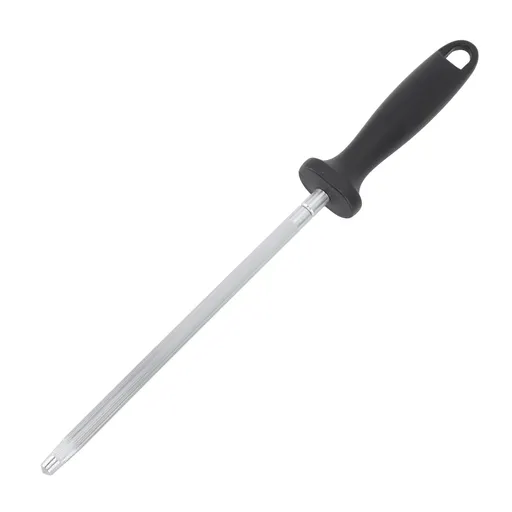 Carbon Steel Sharpening Steel Knife Blade Sharpener Honing Rod Professional Kitchen Chef Stick Comfortable Plastic Handle