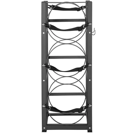 Refrigerant Tank Rack, with 3 x 30lbs Bottle Tanks, Cylinder Tank Rack 12.79x12.99x33.07 in, Refrigerant Cylinder Rack Gas Cylinder Racks and Holders for Freon, Gases, Oxygen, Nitrogen