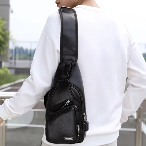 Sling Bag for Women, Crossbody Sling Backpack Small Sling Bag Multipurpose Crossbody Shoulder Bag Travel Hiking Backpack, Sling Bag for Men #3-Black