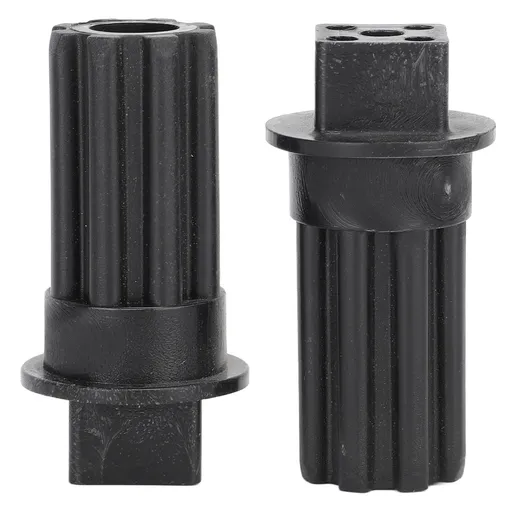 Meat Grinder Screw Coupling 2 PCS Black Plastic Quick Installation for Kenwood