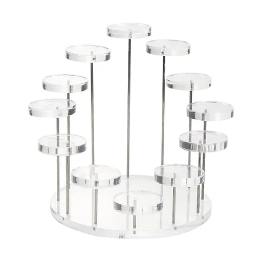 necklace multi-layer acrylic display stand, bracelet ring display stand multi-layer circular jewelry display stand