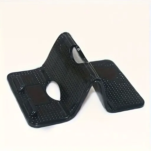Heat-Resistant Non-Slip Multifunctional Car Phone Holder, GPS & Hands-Free Driving Compatible Mount for Vehicles Black