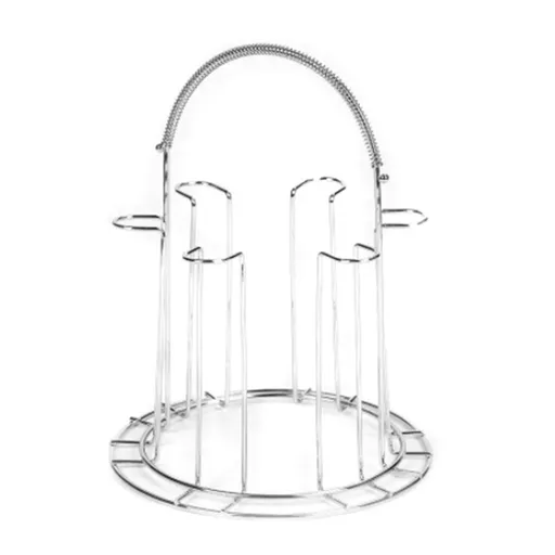 Glass Water Cup Rack Bracket Stainless Steel Household Draining Cup Storage Rack Holder for Party