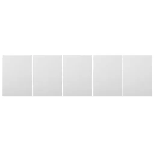 5Pcs Aluminum Alloy Sublimation Blank Sheets Metal Signs for Home and Office Use