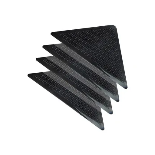 Grippers Non Slip Anti-Skid Washable Reusable Grips Pads, Keep Your Rug in Place & Make Corner Flat and Easily Peel Off (4)