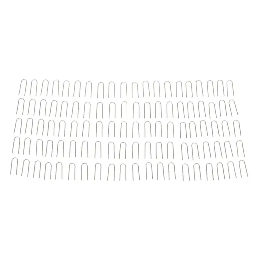 100PCS High Temperature Nichrome Jump Ring Mini U Hanger Hooks for Ceramic Ornament Jewelry Necklace Making