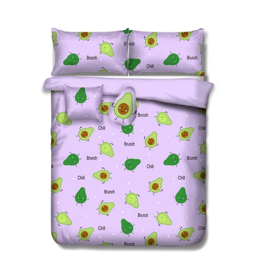 Ramesses Purple Avocado Kids Advventure 5 Pcs Comforter Set Double