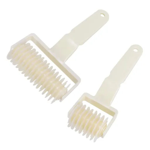 2Pcs Lattice Roller Cutter Pastry Cutter Roller DIY Baking Tool for Dought Cookie Pie Pizza Bread Pastry