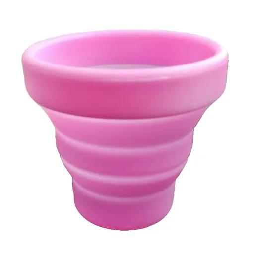 Silicone Folding Travel Cup, portable Camping, for Going Out,Travel and Camping （Set of 2,Candy-colored）