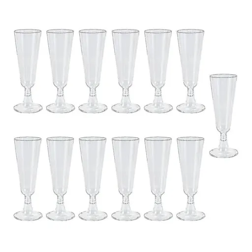 60 pcs 150 ml plastic wine glasses, champagne glasses, red wine glasses, versatile, a must for party carnivals