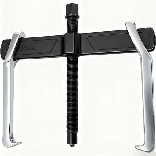 2-Jaw Gear Puller, 10 Inch Two Claws Puller Tool, Adjustable Steel Bearing Pulling Device, Heavy Duty Removal Pulleys, Separate Lifting Device for Flywheel Industrial Use, DIY Projects