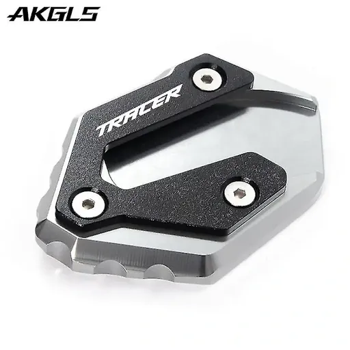 CNC side stand extension and tire valve guard for Yamaha Tracer 900 /gt 700 /gt Tracer 9/gt 7/gt Mt-09 Sp Mt07, Made of Aluminum