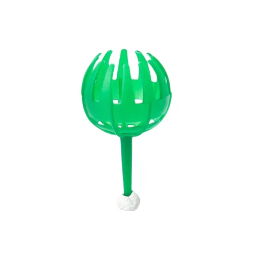50 Pack Fertiliser Baskets with Ground Spikes (Green Large) - Reusable Garden Fertiliser Holders for Potted Plants, Flowers, Bonsai and Home Gardening