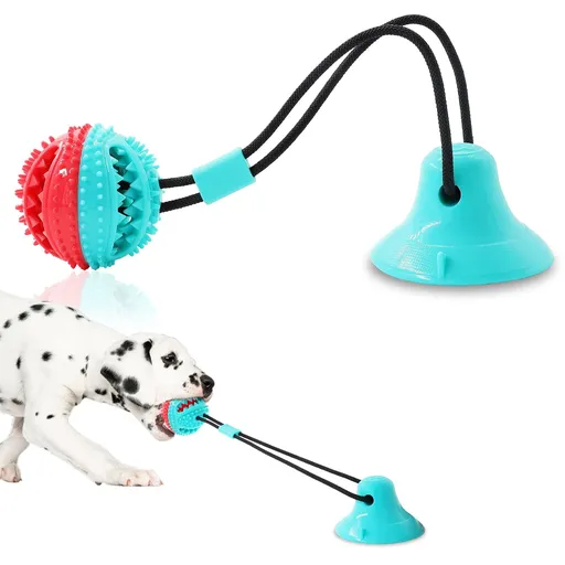 Dog Toys Dog Chew Toys for Aggressive chewers, Puppy Dog Training Treats Rope Toys for Boredom Dog Puzzle (Blue)