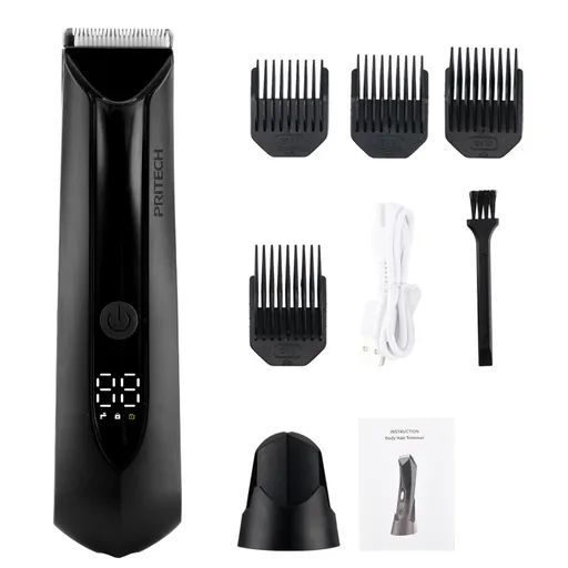 Men's Electric Hair Removal Trimmer Smart Digital Display Rechargeable 15.2 x 36.5 x 4 cm