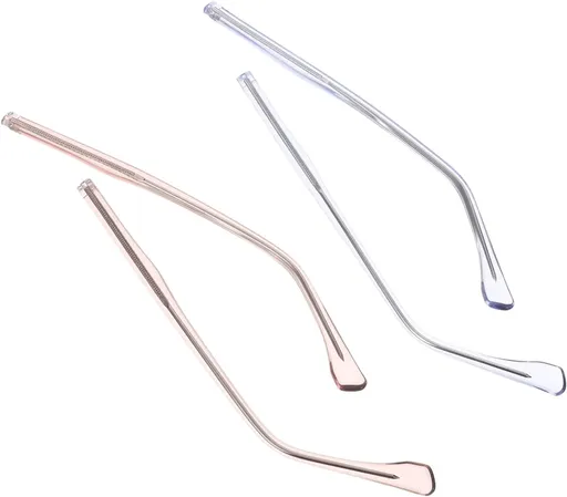 2Sets Glasses Arm Replacement Eyewear Frame Legs for Stylish Spectacle Repair Lightweight Durable Design for Comfort for Any Occasion