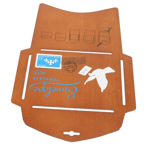 Envelope Making Template Tools Wood Crafts Mold Envelope Maker Wooden Making Stencil Envelope Stencil Template Stencil