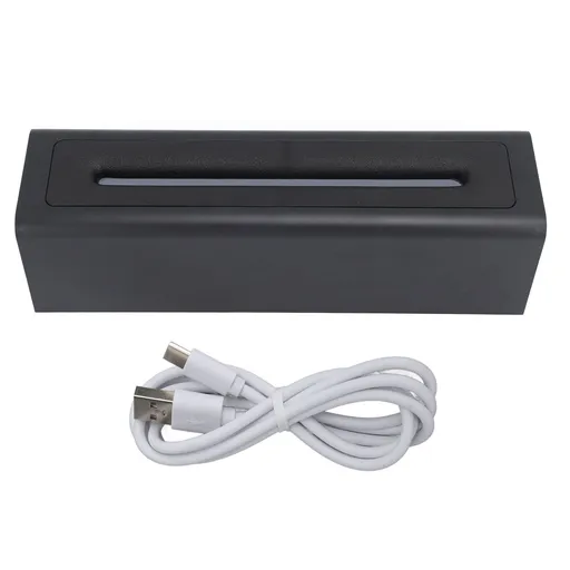 Essential Oil Diffuser 150ml Aromatherapy Humidifier Colorful Flame Light Black