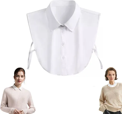Women's Blouse Collar Detachable Collar White Collar - Detachable Collar - Blouse Collar - Adjustable Pointed Collar - Removable - Collar - Shirt Replacement - Blouse