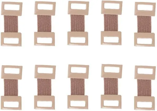 10pcs Skin Color Elastic Bandage Clips,Bandage Wrap Clips Stretch Metal Clips,Ace Bandage,Large Bandaids,Replaceable Wrap Clips Adhesive Bandages for Various Types Bandages