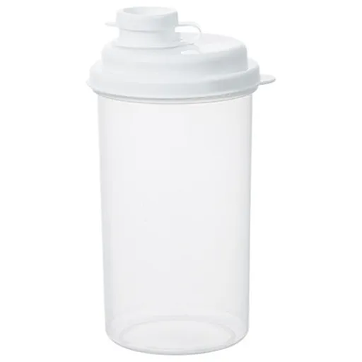 1L Plastic Pitcher with Lid BPA-Free Eco-Friendly Pitcher Mix Drinks Water Pitcher for Hot/Cold Lemonade Juice Beverage Jar Ice Tea Kettle White