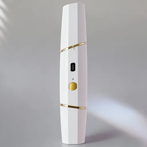 Multifunctional Electric Eyebrow Trimmer, Nose Hair Trimmer, USB Rechargeable, Portable Double-head Trimmer, Long Battery Life White